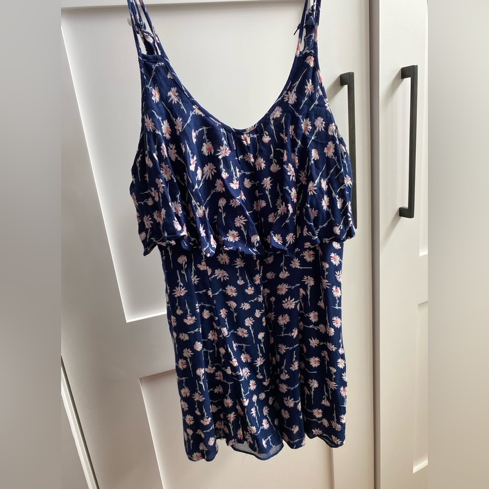 Multi color floral romper
